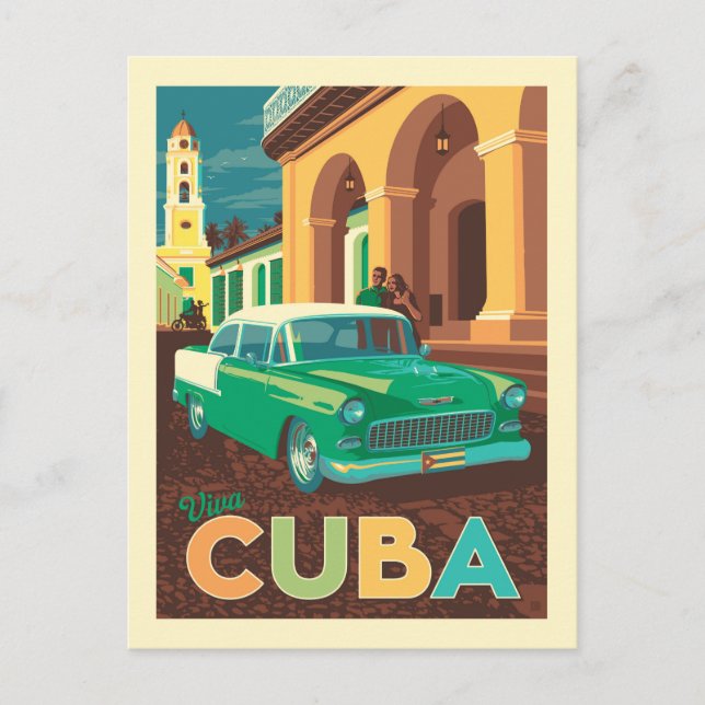 Carte Postale Viva Cuba (Devant)