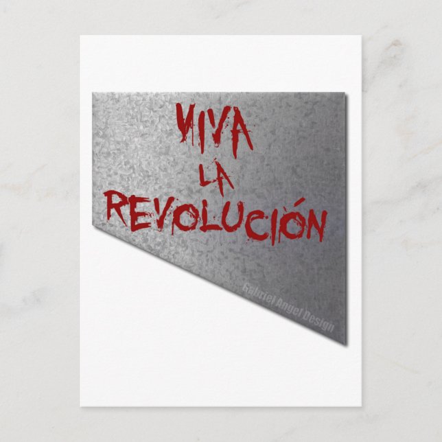 Carte Postale Viva la Révolution Guillotine (Devant)