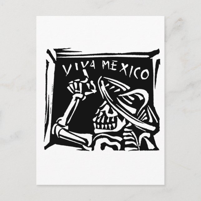Carte Postale Viva Mexico - Le "Jour des Morts" du Mexique (Devant)