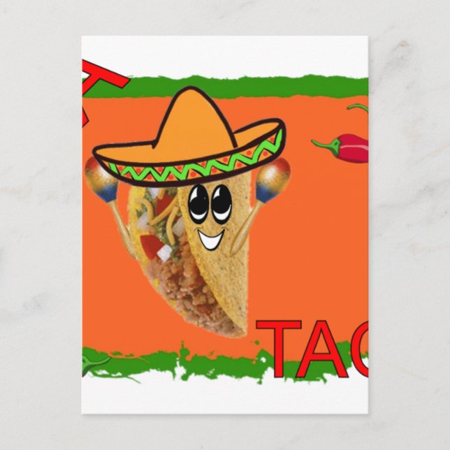 CARTE POSTALE VIVA TACO (Devant)