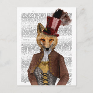 Carte Postale Vivienne Steampunk Fox