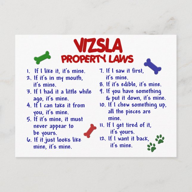 Carte Postale VIZSLA, propriété Lois 2 (Devant)