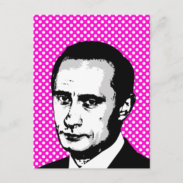 Carte Postale Vladimir Poutine (Devant)