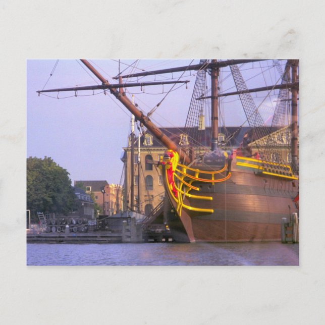 Carte Postale VOC Amsterdam (Devant)