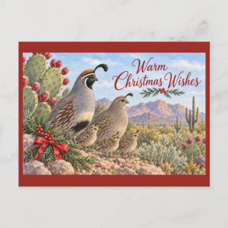 Carte Postale Vœux chaleureux de Noël - Famille de Colins de Gam
