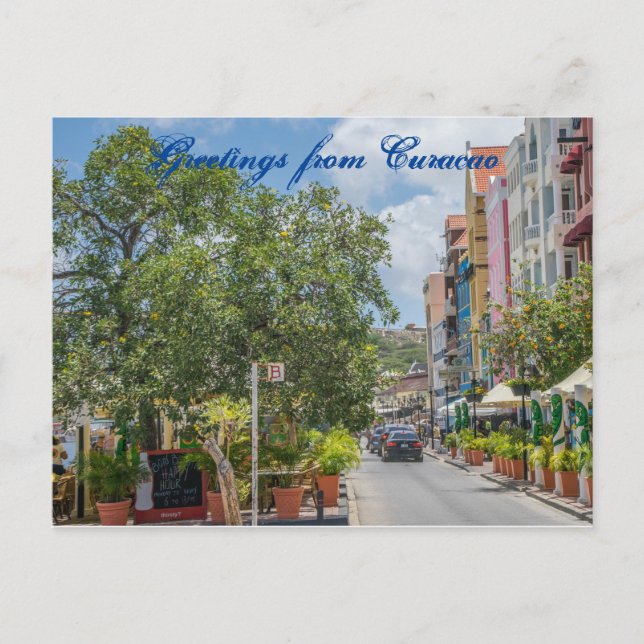 Carte Postale Voeux de Curaçao (Devant)