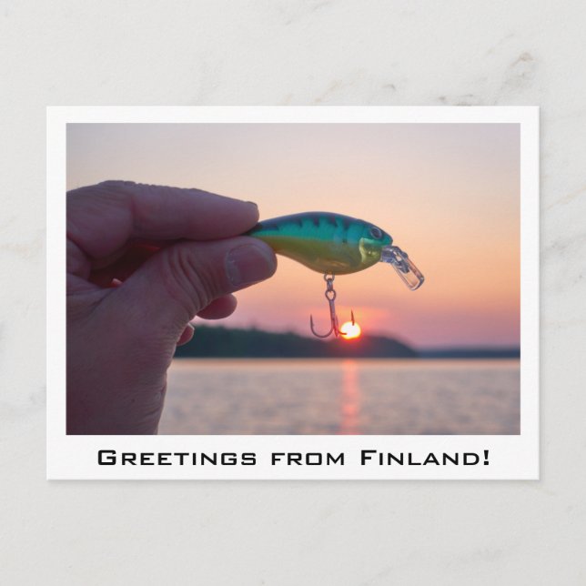 Carte Postale Voeux de souvenir de Finlande (Devant)