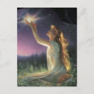 Carte Postale Voeux Parmi Les Étoiles