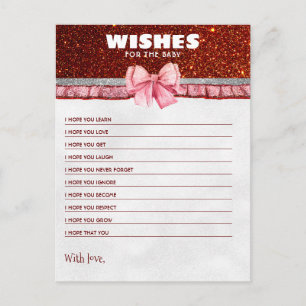 Carte Postale Voeux Pour Le Baby shower Baby Christmas Père Noël