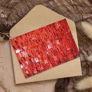 Carte Postale Voeux rouges