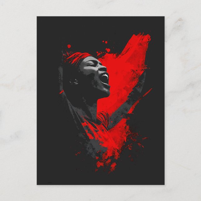 Carte Postale Voice in Red (Devant)