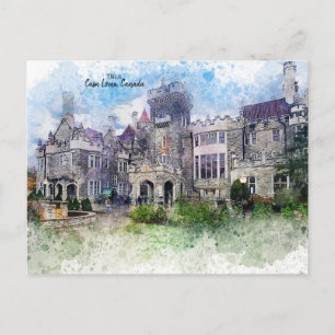Carte Postale Voici Casa Loma, Toronto, Canada