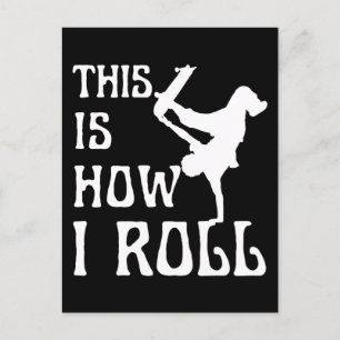 CARTE POSTALE VOICI COMMENT JE ROULE