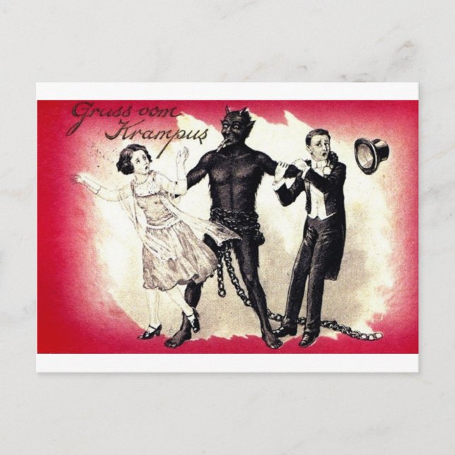 Carte Postale Voici Le Krampus 3 (Devant)