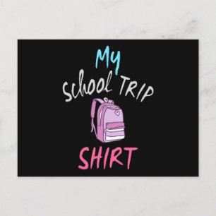 Carte Postale Voici ma chemise officielle de voyage à l'école