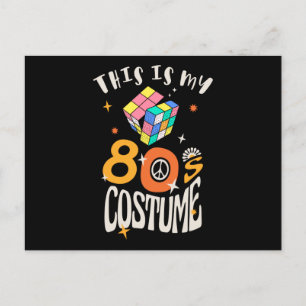 Carte Postale Voici mon costume des années 80