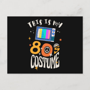 Carte Postale Voici mon costume des années 80