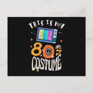 Carte Postale Voici mon effet Costume Grunge des années 80