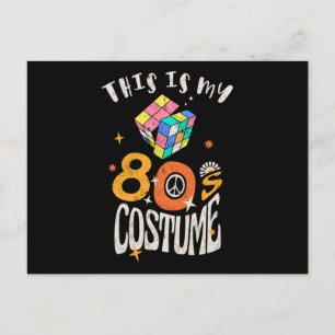 Carte Postale Voici mon effet Costume Grunge des années 80