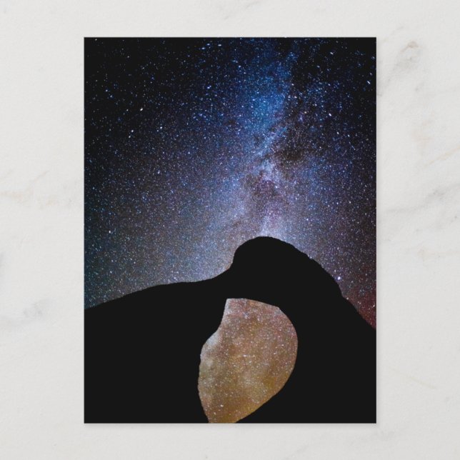 Carte Postale Voie lactée la nuit, Californie (Devant)
