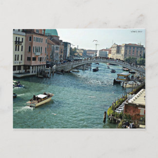 Carte Postale voie navigable Venise Italie