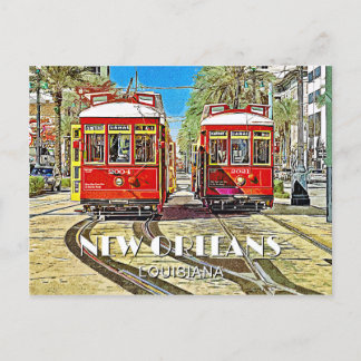 Carte Postale Voies de la Nouvelle-Orléans