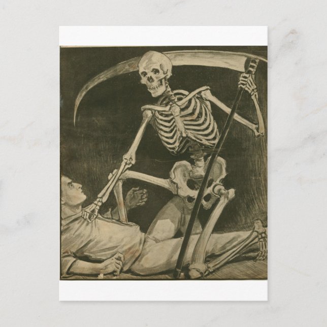 Carte Postale Voilà La Mort ! (Devant)