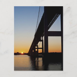 Carte Postale Voile et départ de Newport Rhode Island