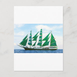 Carte Postale Voiles vertes
