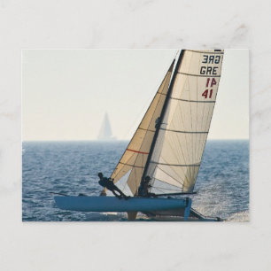 Carte postale Voilier de course