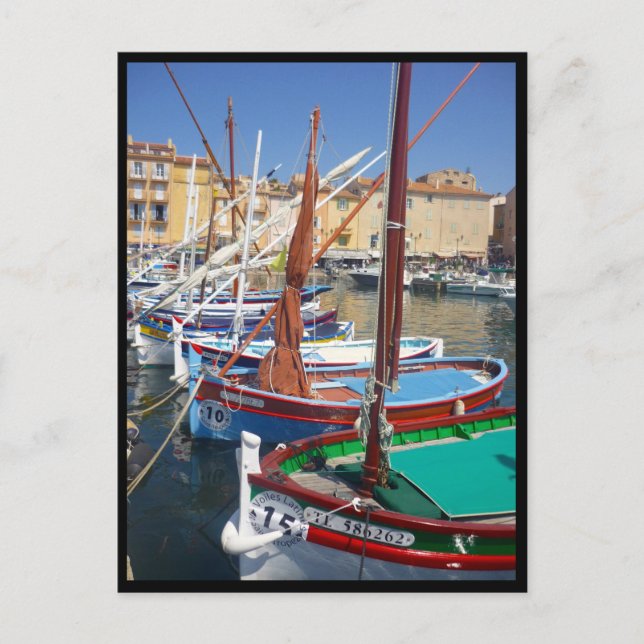 Carte Postale voiliers de st tropez (Devant)
