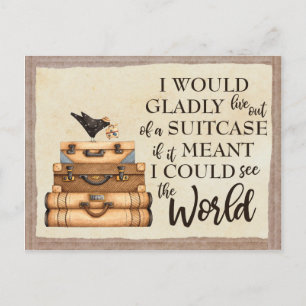 Carte Postale Voir le monde