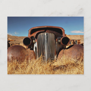 Carte Postale Voiture abandonnée
