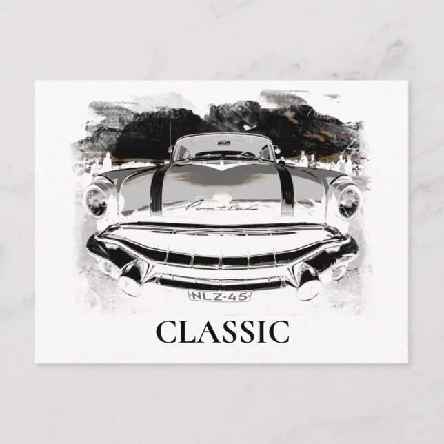 Carte Postale *~* Voiture Ancienne Rétro Classique Antique (Devant)
