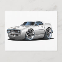 Voiture blanche Firebird 1967