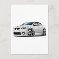 Voiture blanche Pontiac G8 GXP