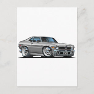 Carte Postale Voiture Chevy Nova Silver