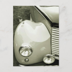 Carte Postale Voiture Classique - Photographie Noir Et Blanc