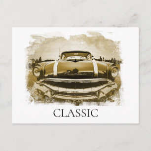 Carte Postale *~* Voiture classique Vintage Antique Vieux Rétro