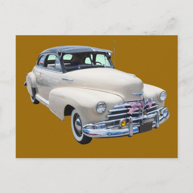 Carte Postale Voiture d'antiquité Chevrolet Fleetmaster 1948 (Devant)