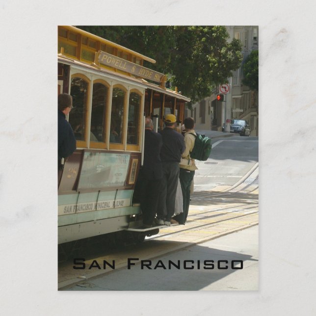 Carte Postale Voiture de câble (Devant)