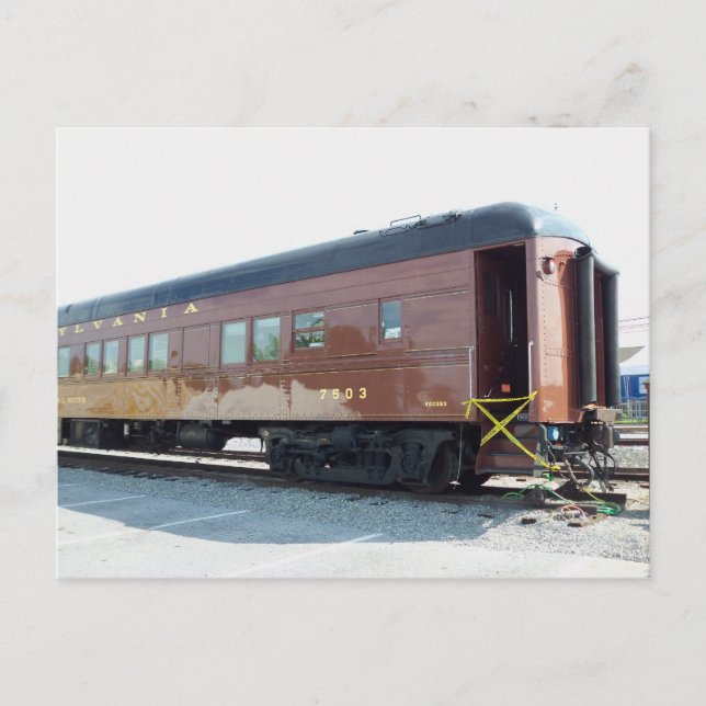 Carte Postale Voiture De Chemin De Fer. Strasbourg, AP (Devant)