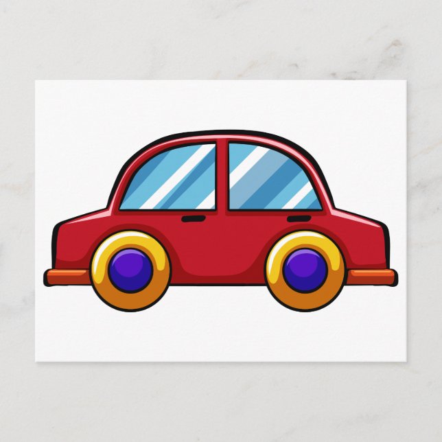 Carte Postale Voiture de jouets (Devant)