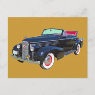 Carte Postale Voiture de luxe Cadillac Lasalle 1938