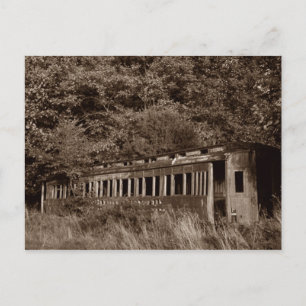 Carte postale ~ Voiture de train de voyageurs ~ Fa