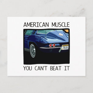 Carte Postale Voiture musculaire américaine, classique et vintag