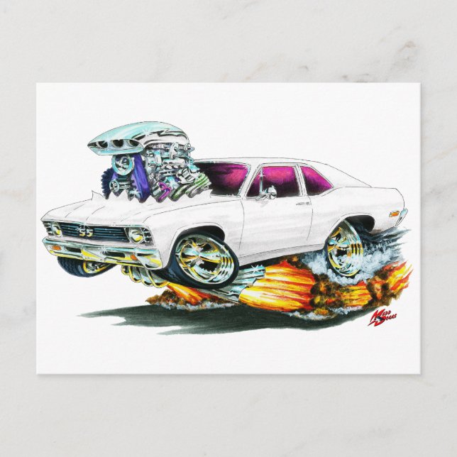 Carte Postale Voiture Nova White 1968-70 (Devant)