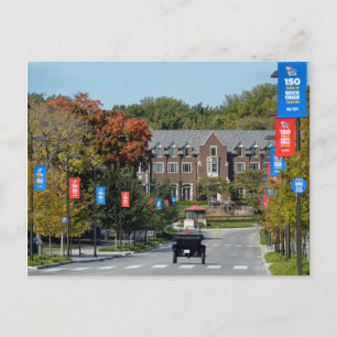 Carte Postale Voiture sur le campus