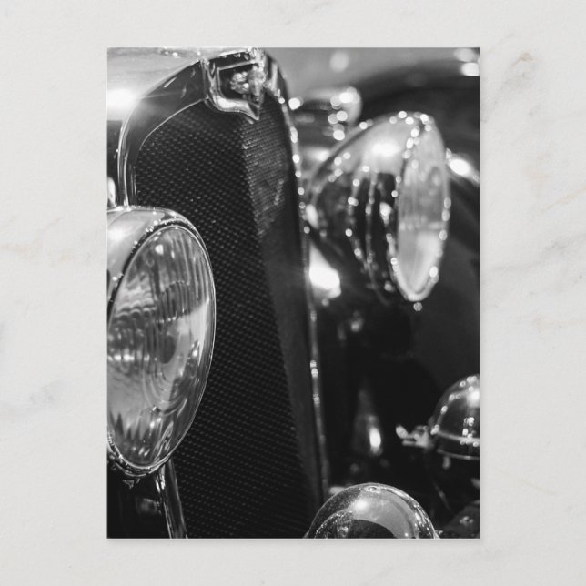 Carte Postale Voiture vintage classique (Devant)