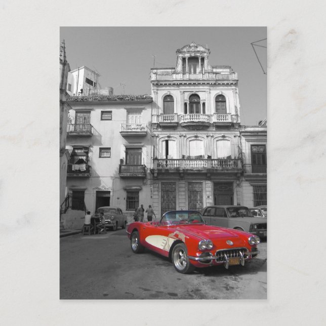 Carte Postale Voitures cubaines 3 (Devant)